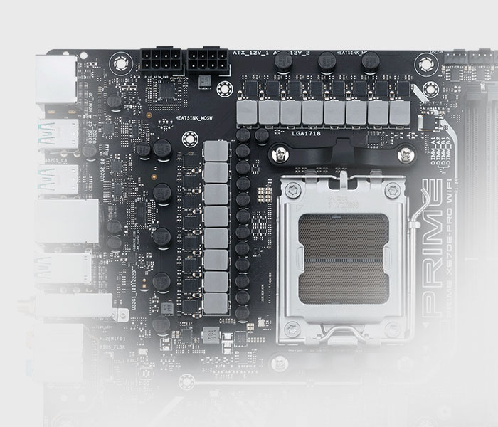 The PRIME X670E-PRO WIFI-CSM motherboard